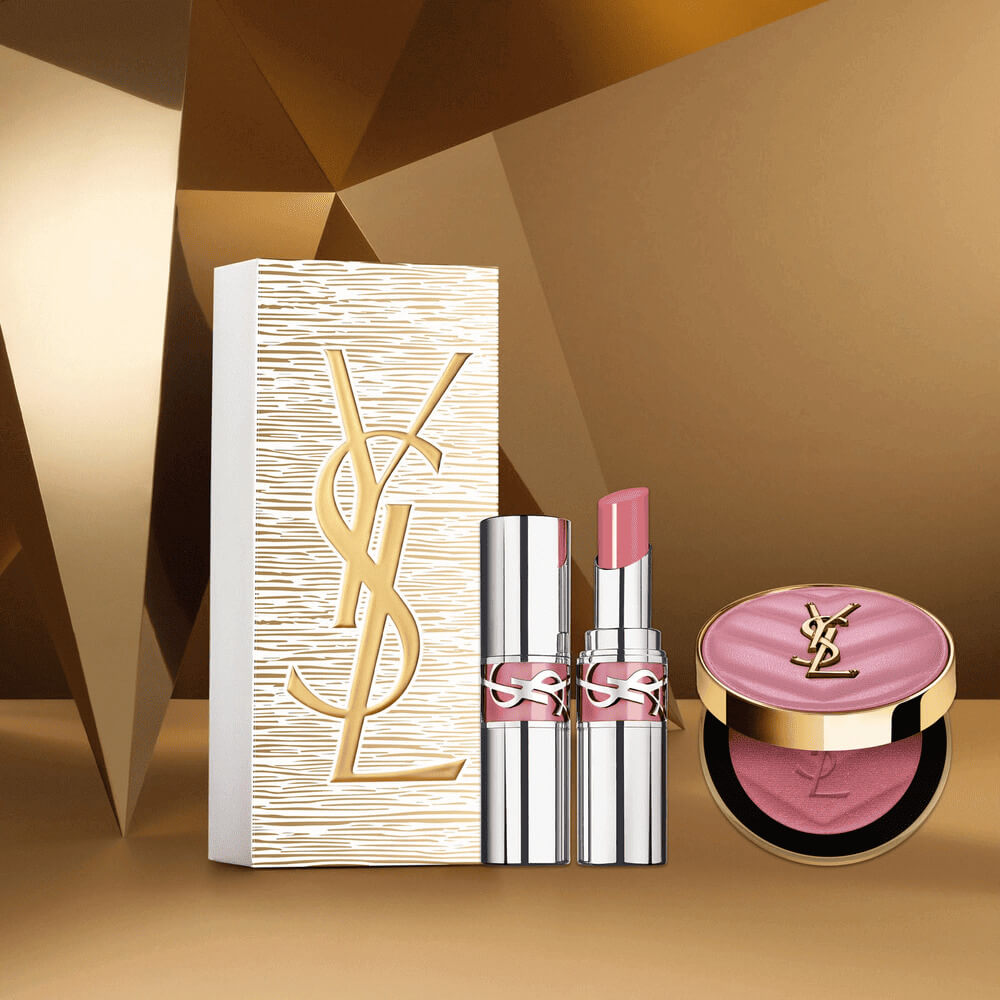 MAKE ME BLUSH PWDR 44 + LVSHINE 44 HOL25 (SET DE MAQUILLAJE)